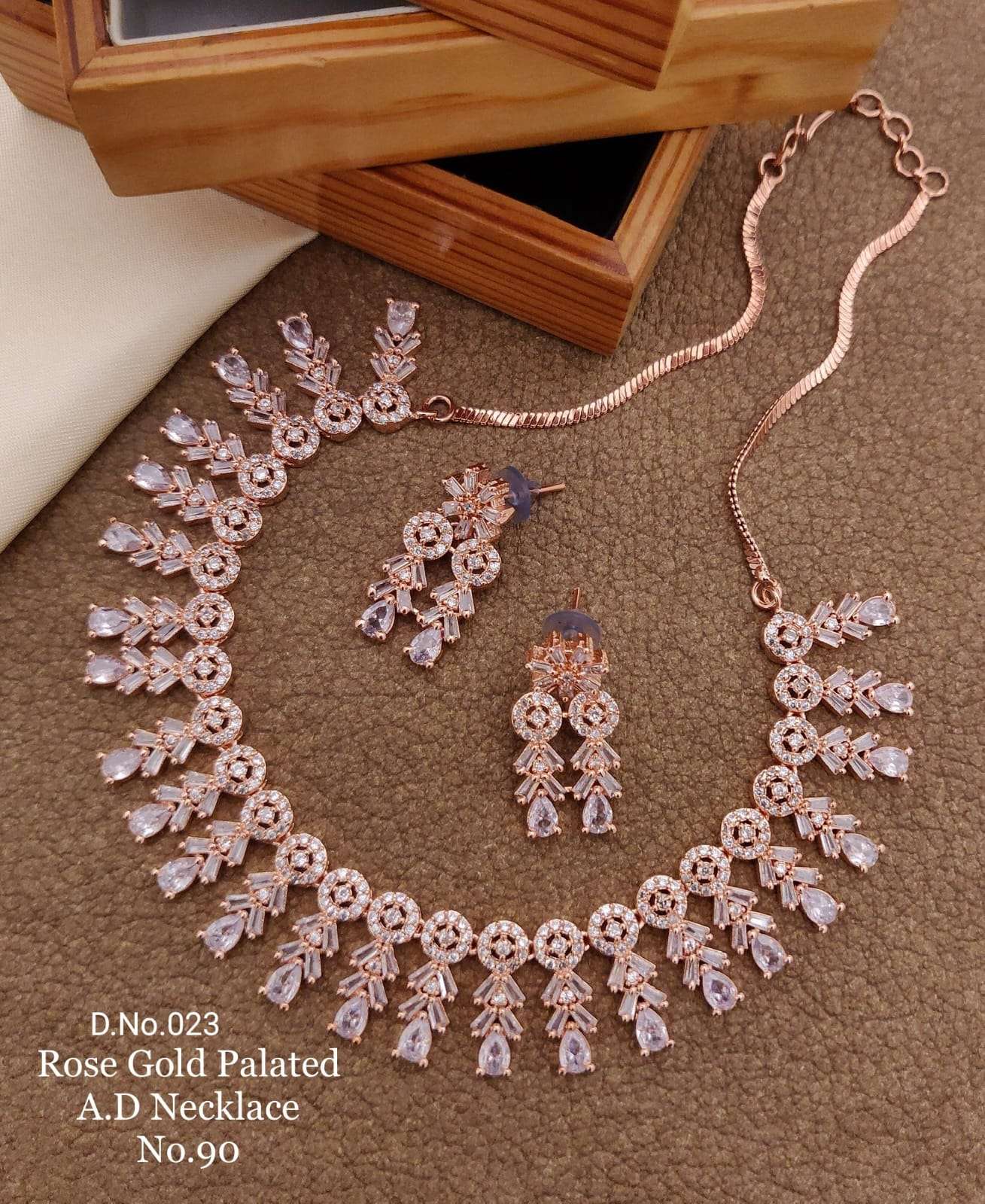 AD NECKLACE BY FASHID WHOLESALE TRADITIONAL ARTIFICIAL JEWELLERY FOR INDIAN ATTIRE AT EXCLUSIVE RANGE.