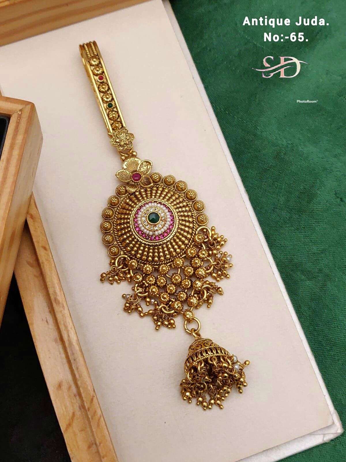 ANTIQUE JUDA BY FASHID WHOLESALE TRADITIONAL ARTIFICIAL JEWELLERY FOR INDIAN ATTIRE AT EXCLUSIVE RANGE.