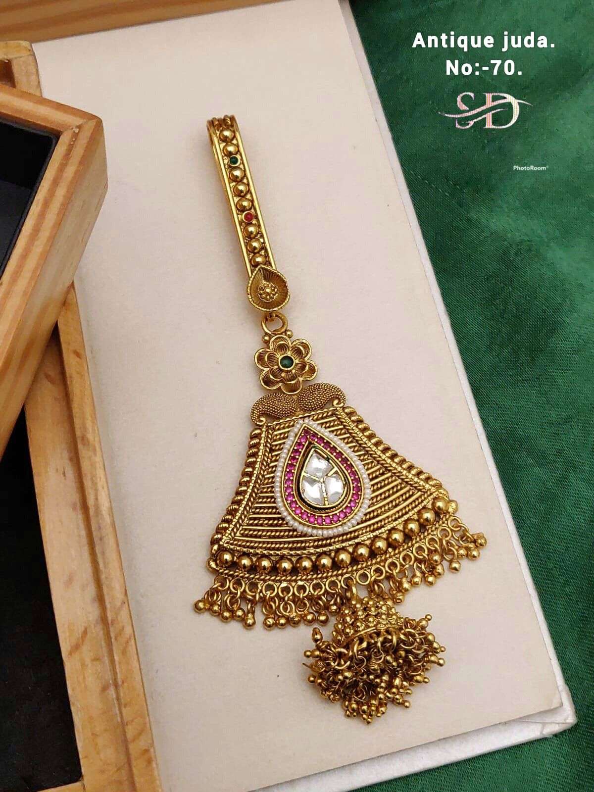 ANTIQUE JUDA BY FASHID WHOLESALE TRADITIONAL ARTIFICIAL JEWELLERY FOR INDIAN ATTIRE AT EXCLUSIVE RANGE.