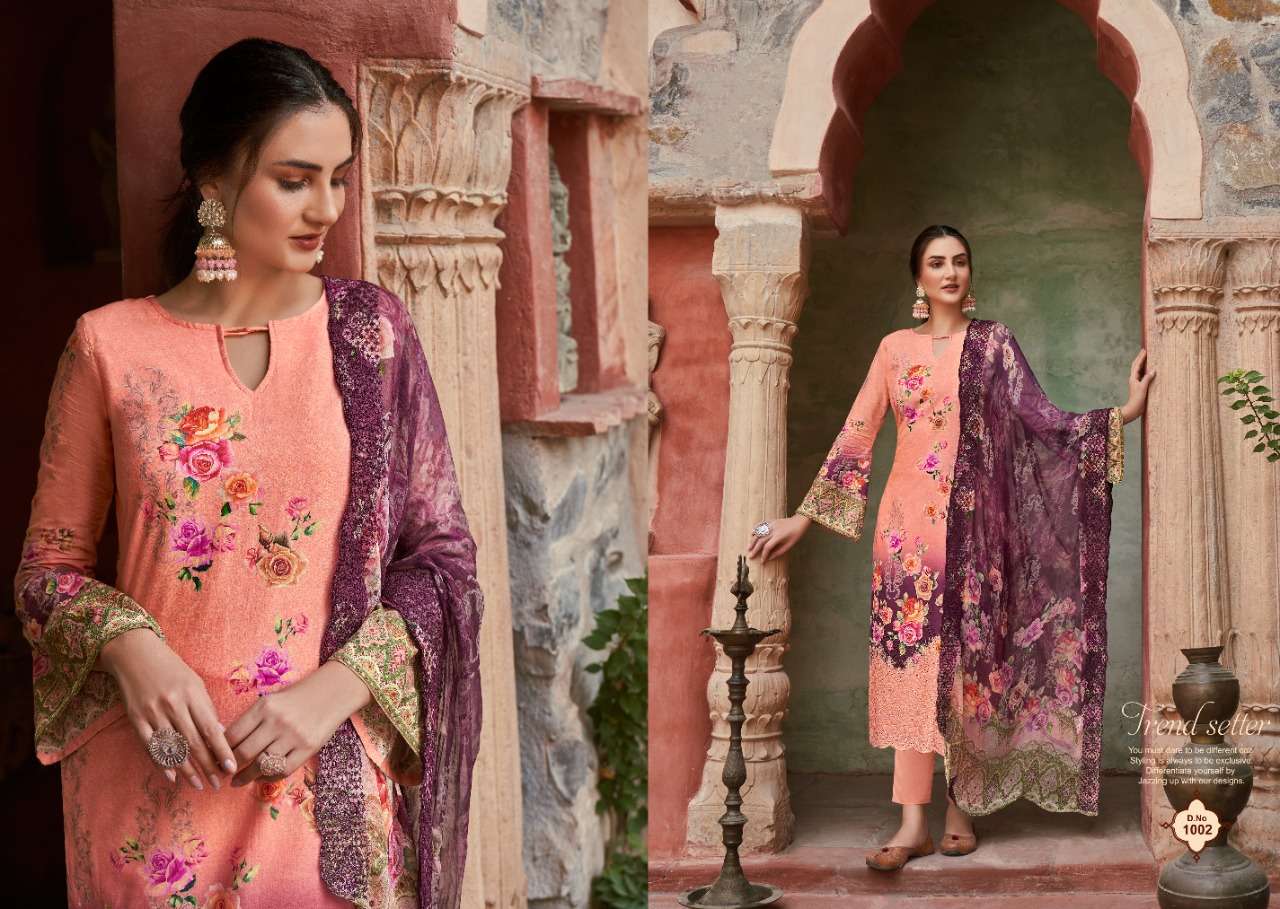 ZAHARANA LIBAS BY ZSM 1001 TO 1006 SERIES BEAUTIFUL PAKISTANI SUITS COLORFUL STYLISH FANCY CASUAL WEAR & ETHNIC WEAR PURE LAWN COTTON DIGITAL PRINT DRESSES AT WHOLESALE PRICE