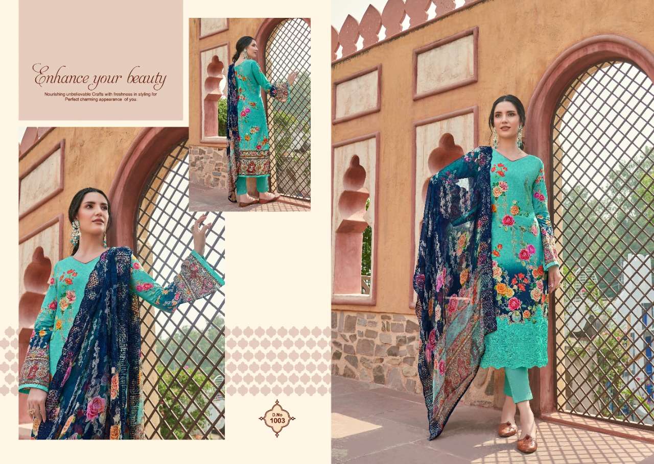 ZAHARANA LIBAS BY ZSM 1001 TO 1006 SERIES BEAUTIFUL PAKISTANI SUITS COLORFUL STYLISH FANCY CASUAL WEAR & ETHNIC WEAR PURE LAWN COTTON DIGITAL PRINT DRESSES AT WHOLESALE PRICE