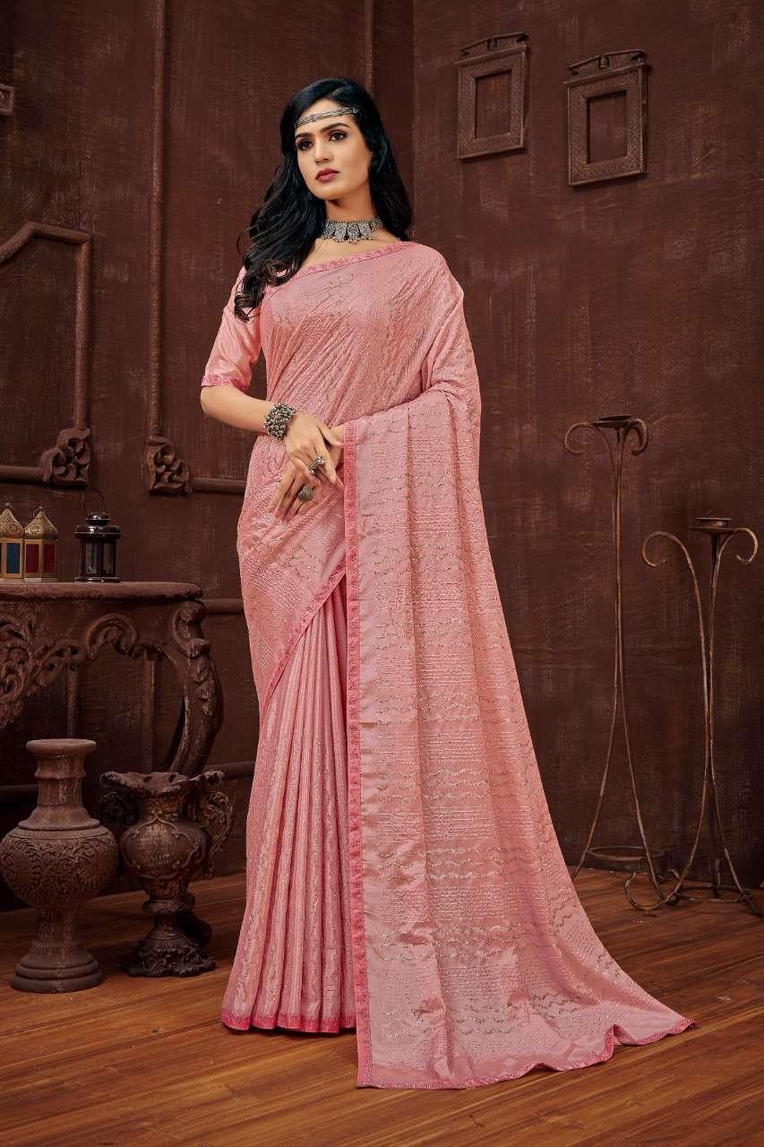 VAAYIN SEQUENCE BY YADU NANDAN FASHION 01 TO 06 SERIES INDIAN TRADITIONAL WEAR COLLECTION BEAUTIFUL STYLISH FANCY COLORFUL PARTY WEAR & OCCASIONAL WEAR CHINNON CHIFFON SAREES AT WHOLESALE PRICE