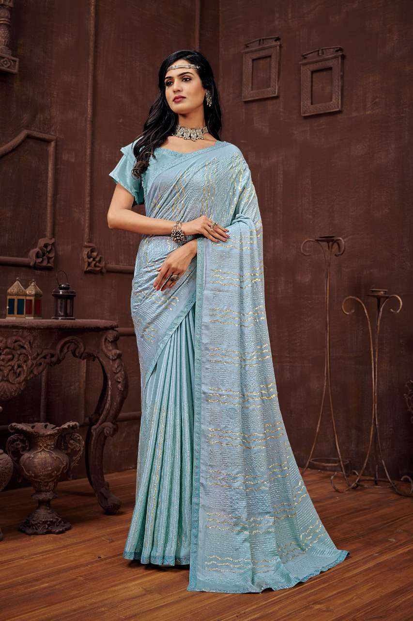 VAAYIN SEQUENCE BY YADU NANDAN FASHION 01 TO 06 SERIES INDIAN TRADITIONAL WEAR COLLECTION BEAUTIFUL STYLISH FANCY COLORFUL PARTY WEAR & OCCASIONAL WEAR CHINNON CHIFFON SAREES AT WHOLESALE PRICE