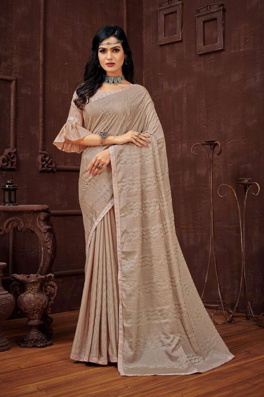 VAAYIN SEQUENCE BY YADU NANDAN FASHION 01 TO 06 SERIES INDIAN TRADITIONAL WEAR COLLECTION BEAUTIFUL STYLISH FANCY COLORFUL PARTY WEAR & OCCASIONAL WEAR CHINNON CHIFFON SAREES AT WHOLESALE PRICE