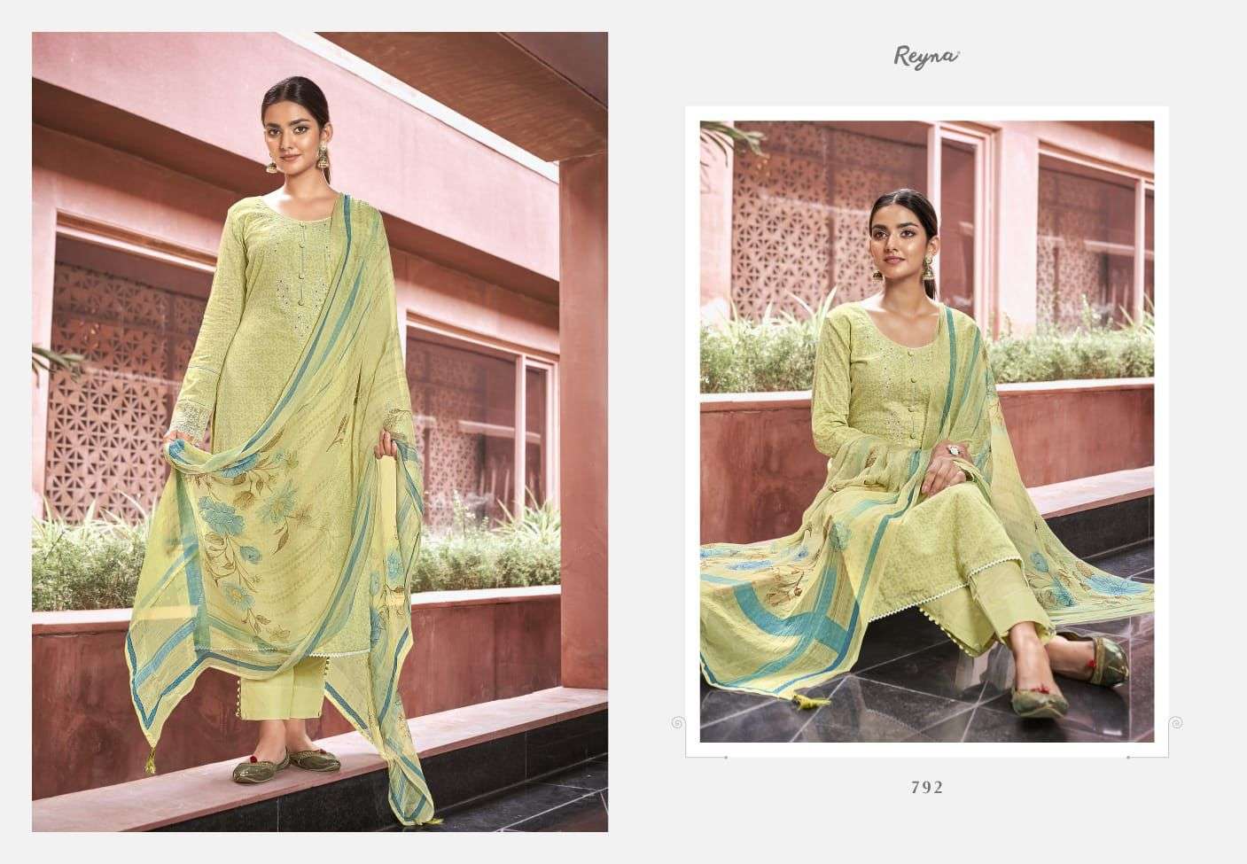 ENDLESS SUMMER VOL-3 BY REYNA 791 TO 797 SERIES BEAUTIFUL SUITS COLORFUL STYLISH FANCY CASUAL WEAR & ETHNIC WEAR PREMIUM COTTON PRINT DRESSES AT WHOLESALE PRICE