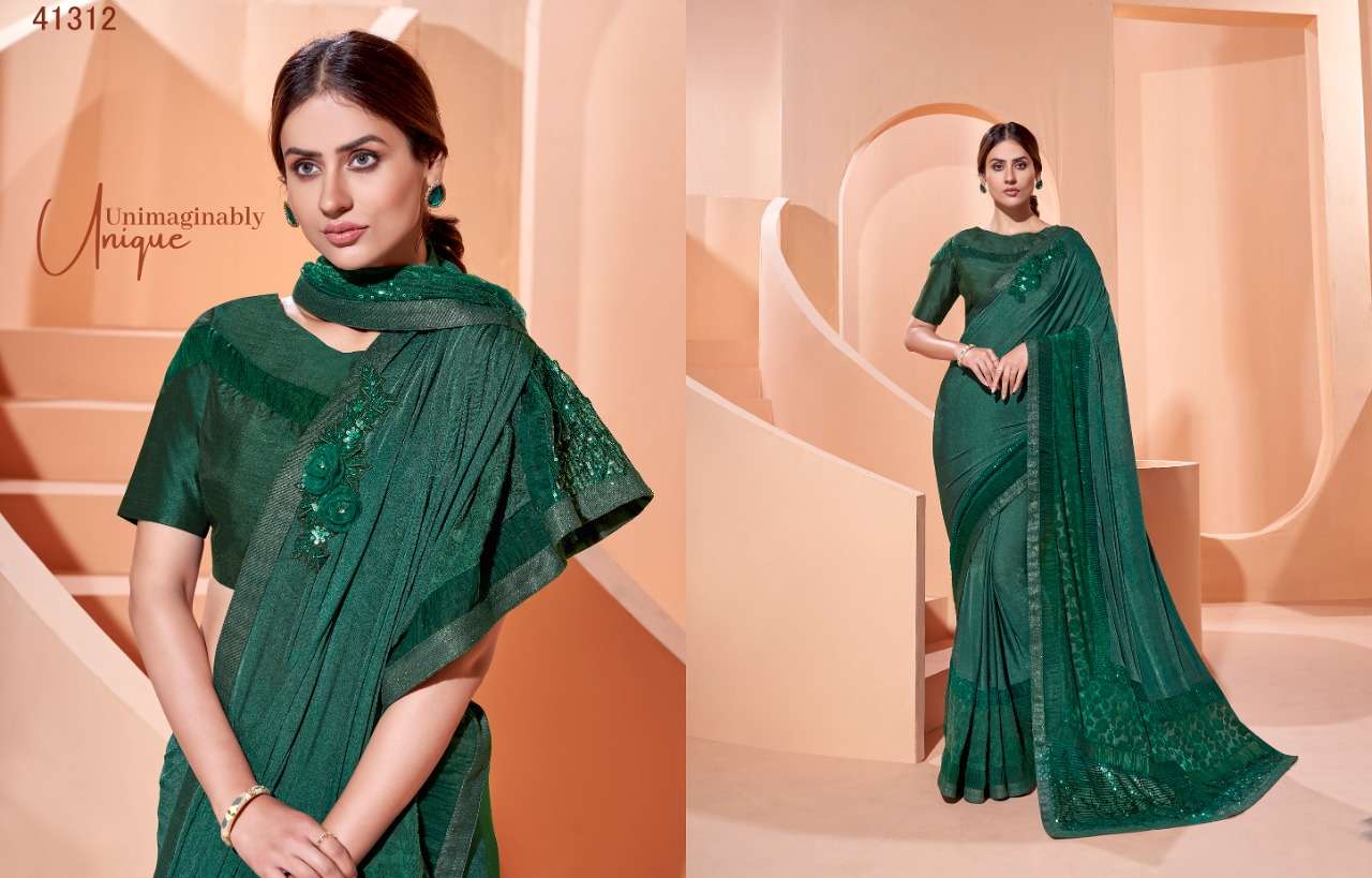 SIRENA NX BY MAHOTSAV INDIAN TRADITIONAL WEAR COLLECTION BEAUTIFUL STYLISH FANCY COLORFUL PARTY WEAR & OCCASIONAL WEAR LYCRA SAREES AT WHOLESALE PRICE
