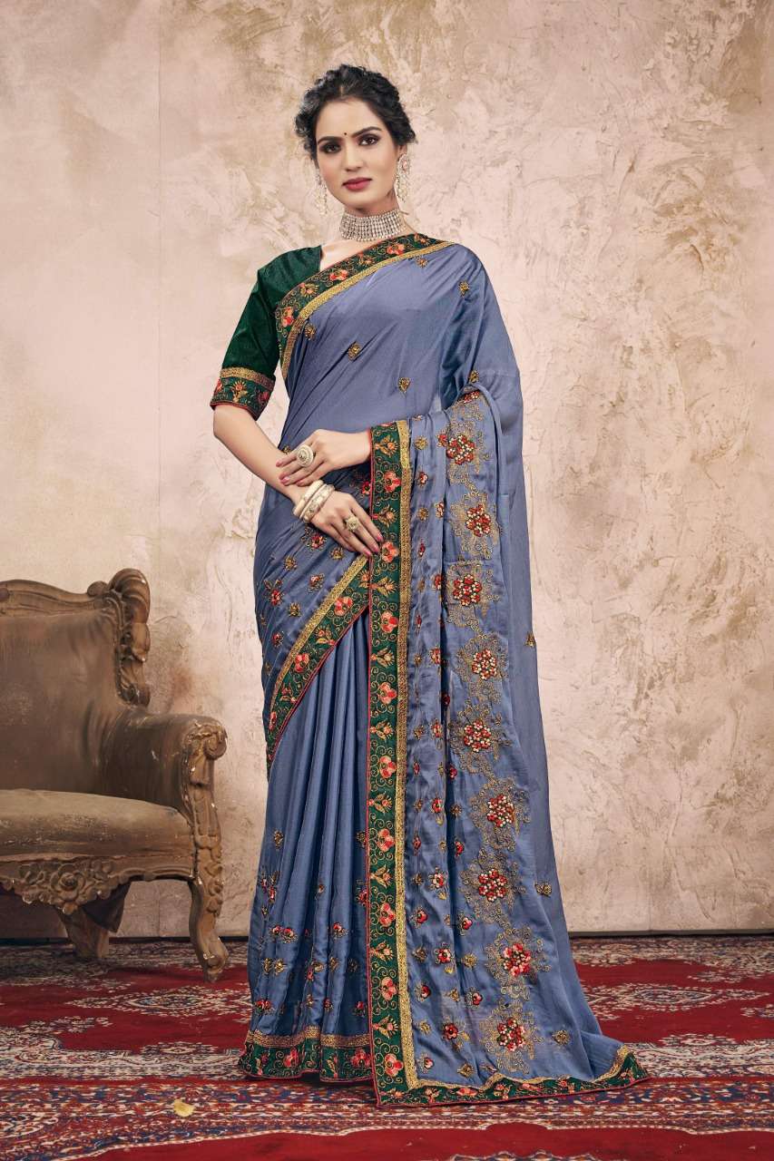 ORCHID RANGOLI BY YADU NANDAN FASHION 01 TO 04 SERIES INDIAN TRADITIONAL WEAR COLLECTION BEAUTIFUL STYLISH FANCY COLORFUL PARTY WEAR & OCCASIONAL WEAR RANGOLI CREPE SAREES AT WHOLESALE PRICE