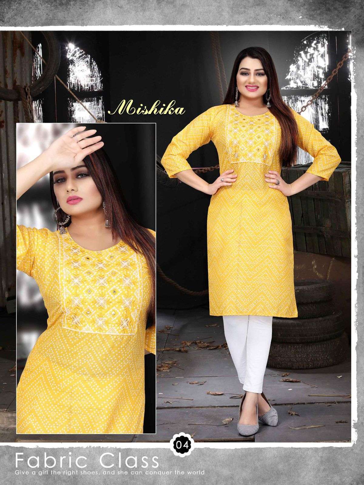 MISHIKA BY AAGYA 01 TO 08 SERIES DESIGNER STYLISH FANCY COLORFUL BEAUTIFUL PARTY WEAR & ETHNIC WEAR COLLECTION RAYON KURTIS AT WHOLESALE PRICE