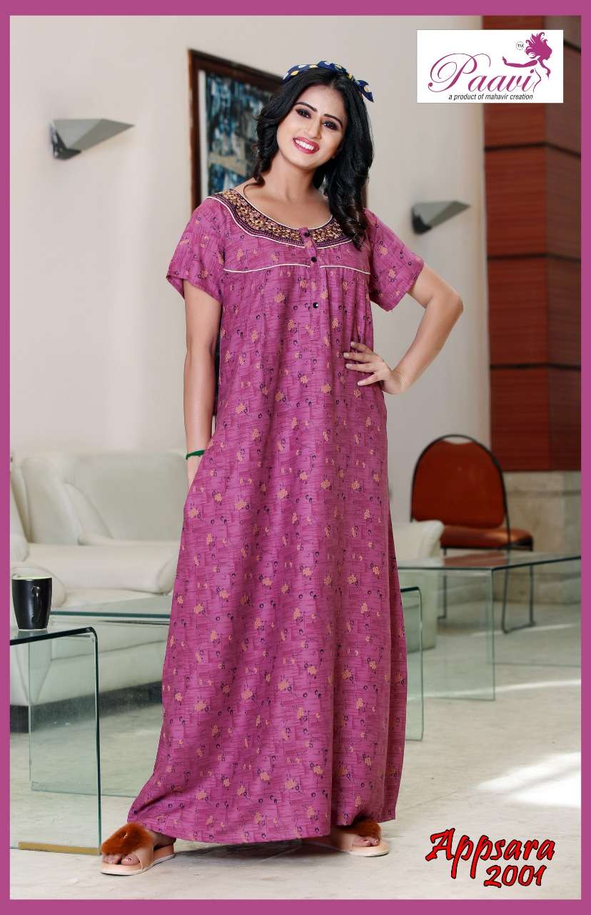 APPSARA VOL-2 BY PAAVI 2001 TO 2008 SERIES BEAUTIFUL STYLISH FANCY COLORFUL CASUAL WEAR & ETHNIC WEAR RAYON PRINT GOWNS AT WHOLESALE PRICE