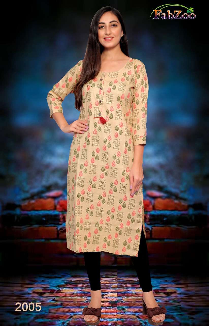 CHERRY BY FAB ZOO 2001 TO 2007 SERIES DESIGNER STYLISH FANCY COLORFUL BEAUTIFUL PARTY WEAR & ETHNIC WEAR COLLECTION COTTON PRINT KURTIS AT WHOLESALE PRICE