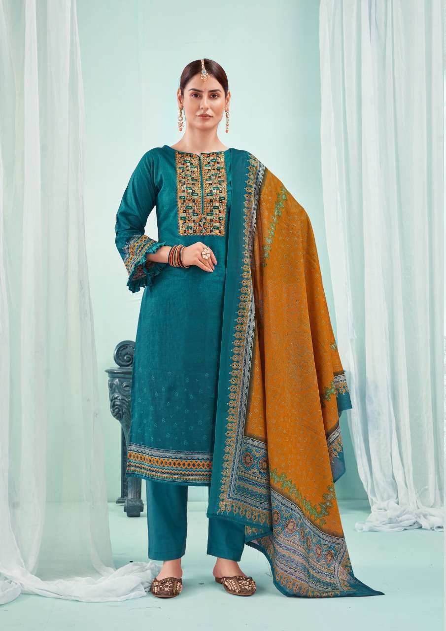 NAISHAA BY YASHIKA TRENDS 1001 TO 1008 SERIES BEAUTIFUL SUITS COLORFUL STYLISH FANCY CASUAL WEAR & ETHNIC WEAR HEAVY COTTON PRINT DRESSES AT WHOLESALE PRICE