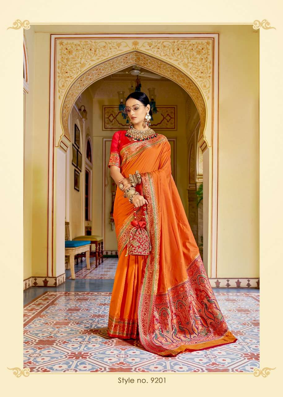 Aarchi By Rajpath 9201 To 9206 Series Indian Traditional Wear Collection Beautiful Stylish Fancy Colorful Party Wear & Occasional Wear Banarasi Silk Sarees At Wholesale Price
