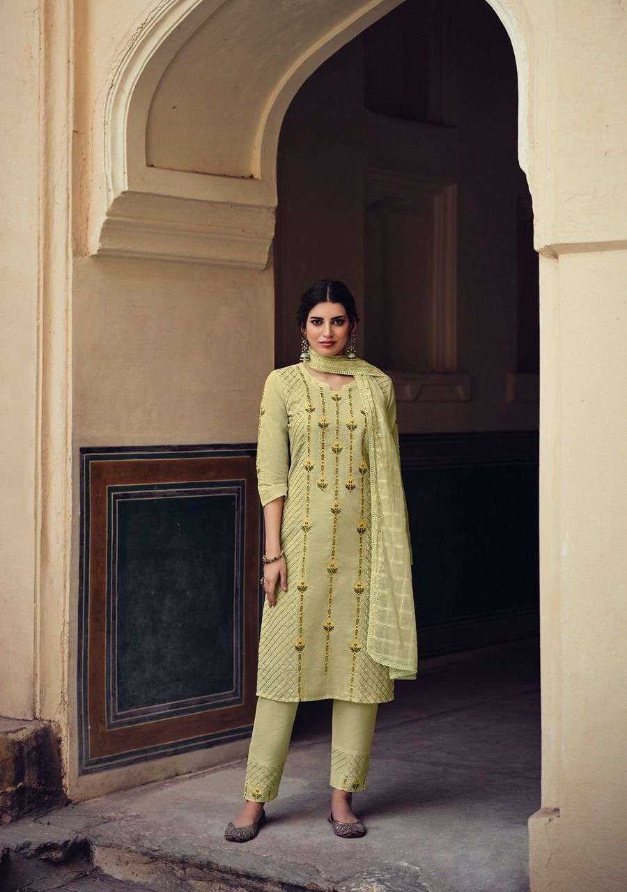 SAFAR BY KALKI 12001 TO 12006 SERIES BEAUTIFUL SUITS COLORFUL STYLISH FANCY CASUAL WEAR & ETHNIC WEAR PURE COTTON EMBROIDERED DRESSES AT WHOLESALE PRICE