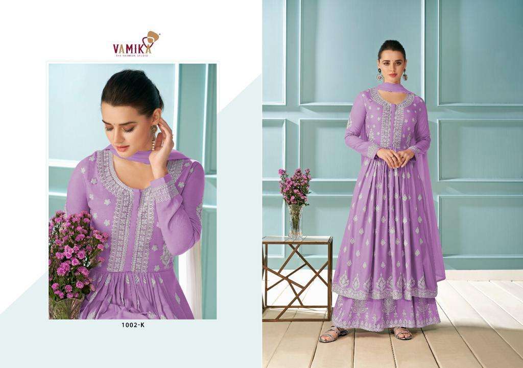 LAKHNAVI VOL-1 COLOUR PLUS BY VAMIKA BEAUTIFUL SHARARA SUITS COLORFUL STYLISH FANCY CASUAL WEAR & ETHNIC WEAR RAYON WITH WORK DRESSES AT WHOLESALE PRICE