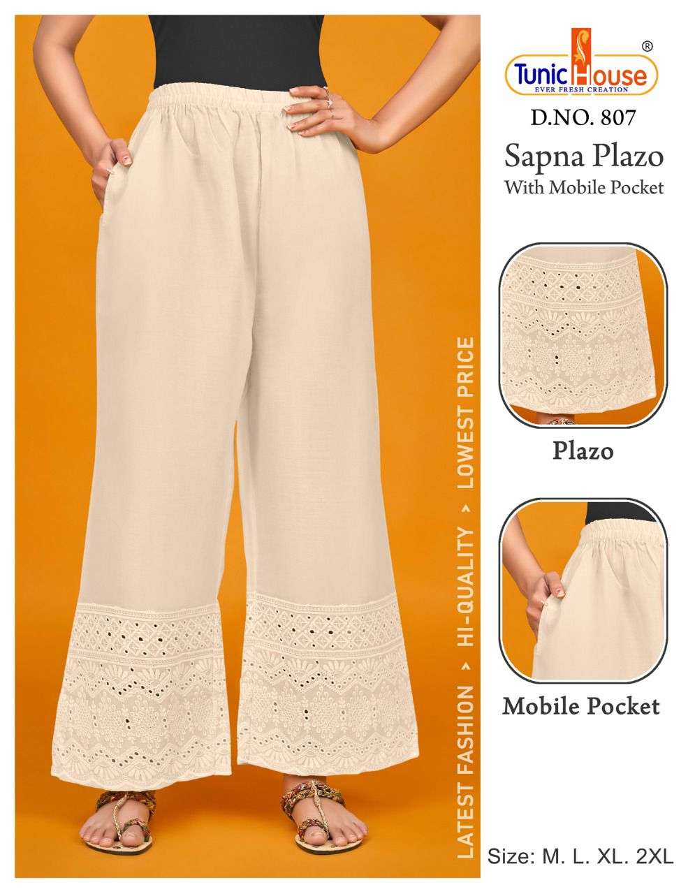 SAPNA PLAZO BY TUNIC HOUSE STYLISH FANCY BEAUTIFUL COLORFUL CASUAL WEAR & ETHNIC WEAR COTTON JEGGINGS AT WHOLESALE PRICE