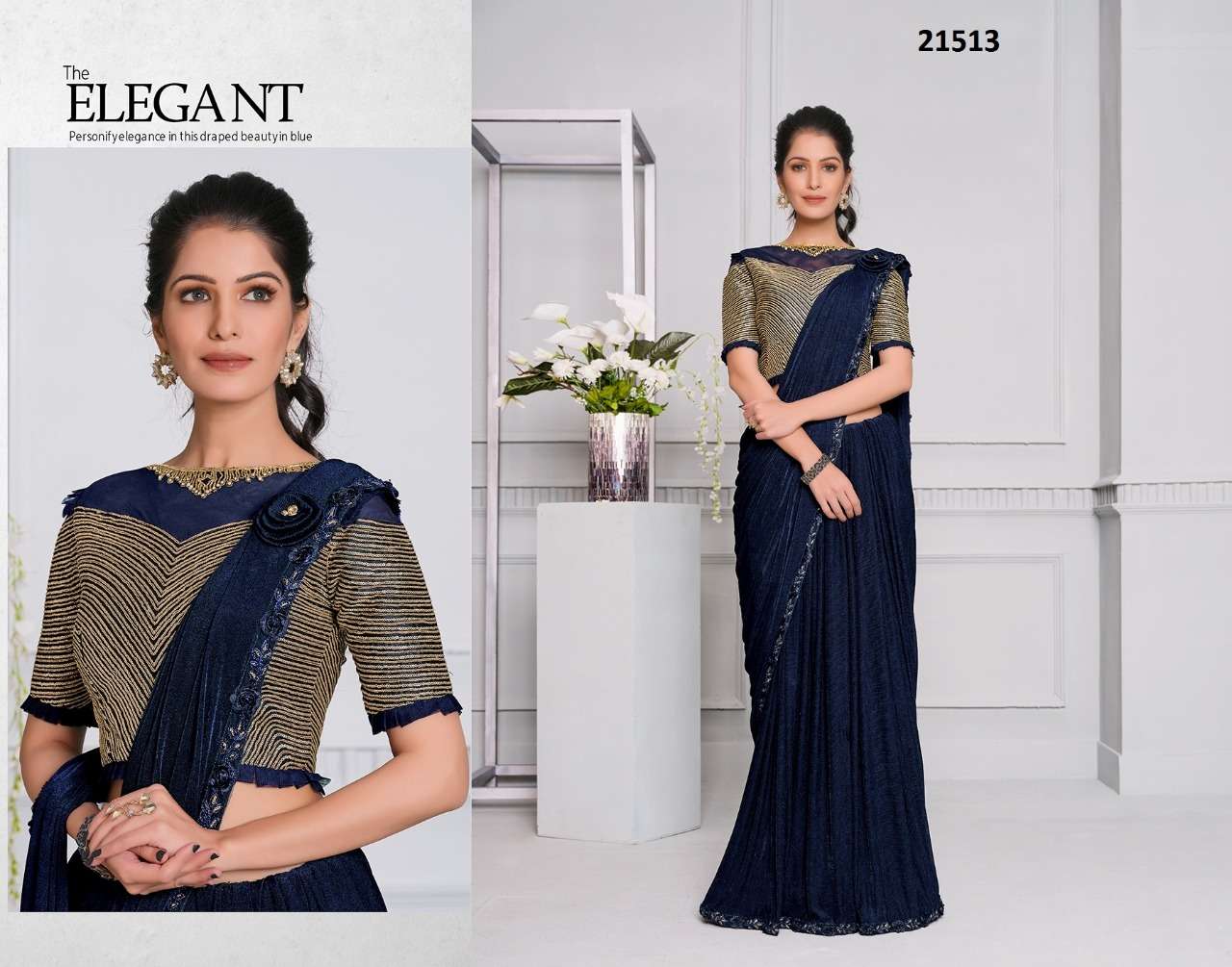 IZZARA BY MAHOTSAV INDIAN TRADITIONAL WEAR COLLECTION BEAUTIFUL STYLISH FANCY COLORFUL PARTY WEAR & OCCASIONAL WEAR LYCRA/NET SAREES AT WHOLESALE PRICE