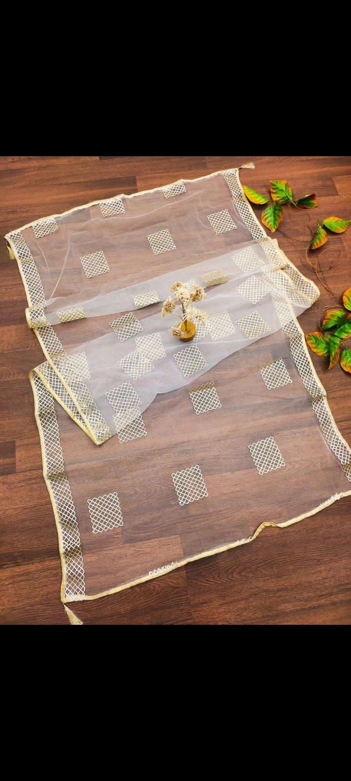 NET DUPATTA BY KAAMIRI 01 TO 17 SERIES DESIGNER BEAUTIFUL STYLISH FANCY COLORFUL PARTY WEAR & ETHNIC WEAR NET DUPATTA AT WHOLESALE PRICE