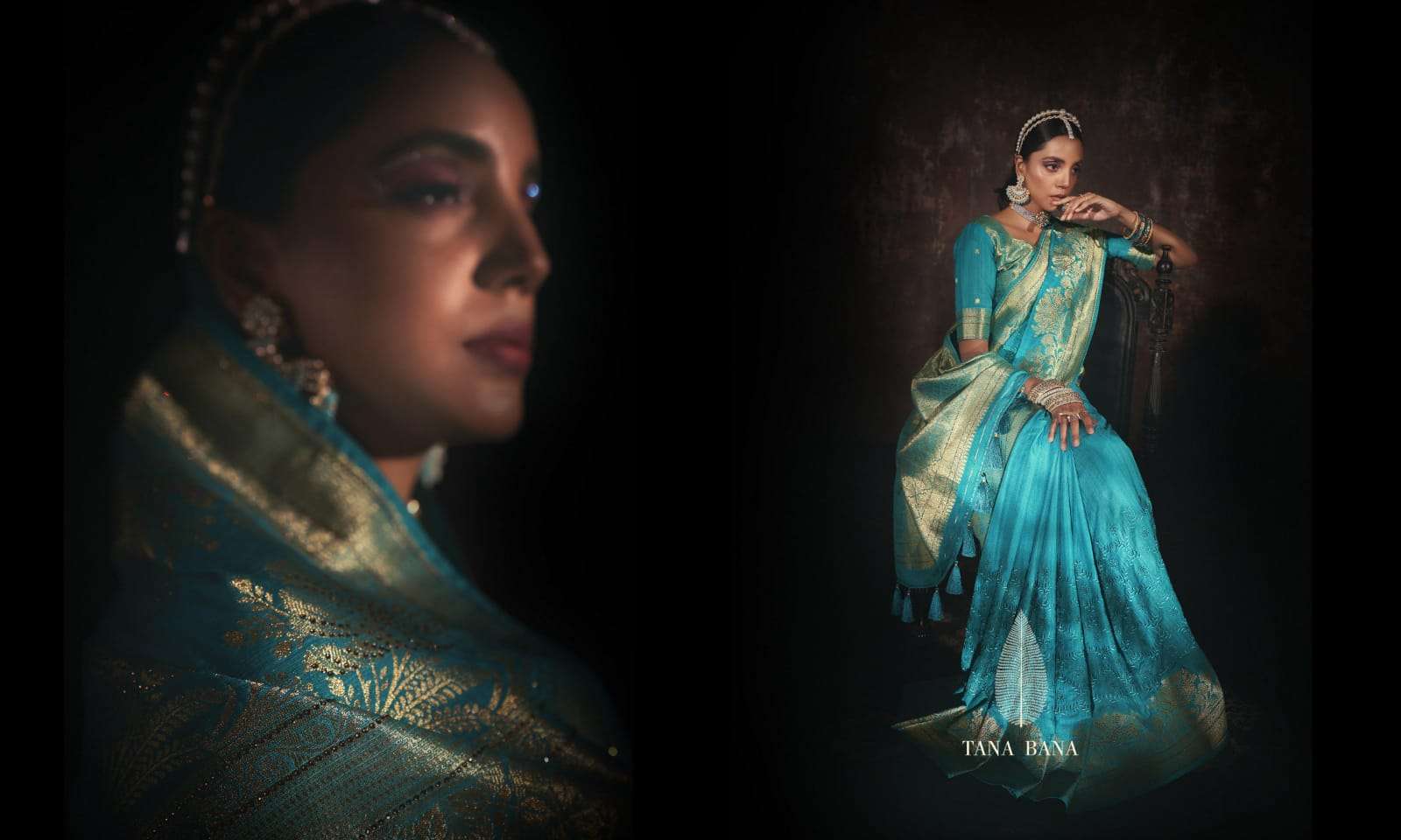 QURBAT VOL-2 BY TANA BANA 02-A TO 02-G SERIES INDIAN TRADITIONAL WEAR COLLECTION BEAUTIFUL STYLISH FANCY COLORFUL PARTY WEAR & OCCASIONAL WEAR PURE SILK SAREES AT WHOLESALE PRICE