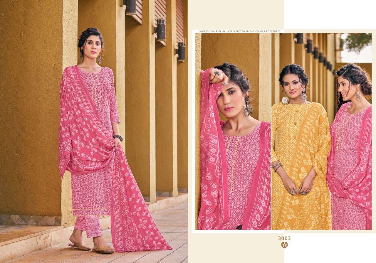 RUMY VOL-3 BY RADHA FAB 3001 TO 3010 SERIES BEAUTIFUL STYLISH SUITS FANCY COLORFUL CASUAL WEAR & ETHNIC WEAR & READY TO WEAR HEAVY COTTON PRINTED DRESSES AT WHOLESALE PRICE