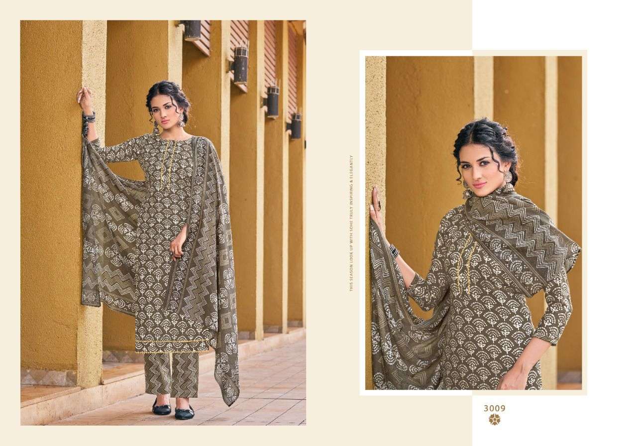 RUMY VOL-3 BY RADHA FAB 3001 TO 3010 SERIES BEAUTIFUL STYLISH SUITS FANCY COLORFUL CASUAL WEAR & ETHNIC WEAR & READY TO WEAR HEAVY COTTON PRINTED DRESSES AT WHOLESALE PRICE