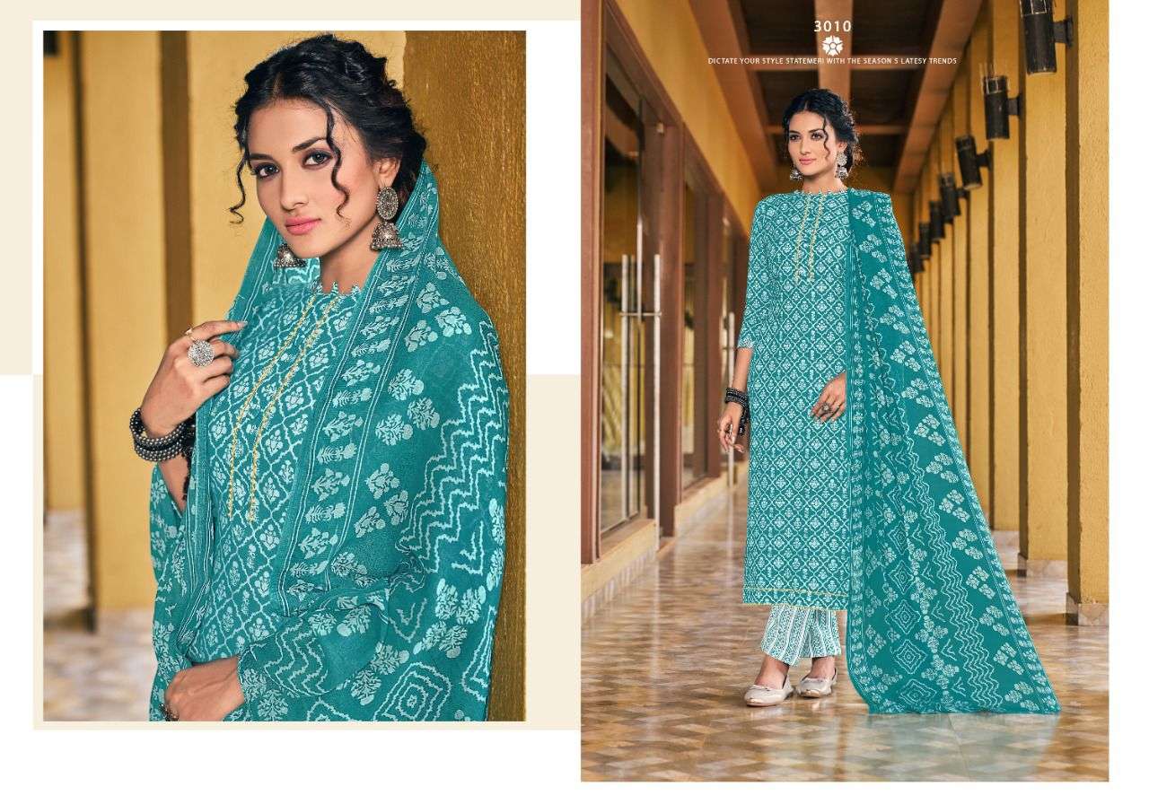 RUMY VOL-3 BY RADHA FAB 3001 TO 3010 SERIES BEAUTIFUL STYLISH SUITS FANCY COLORFUL CASUAL WEAR & ETHNIC WEAR & READY TO WEAR HEAVY COTTON PRINTED DRESSES AT WHOLESALE PRICE