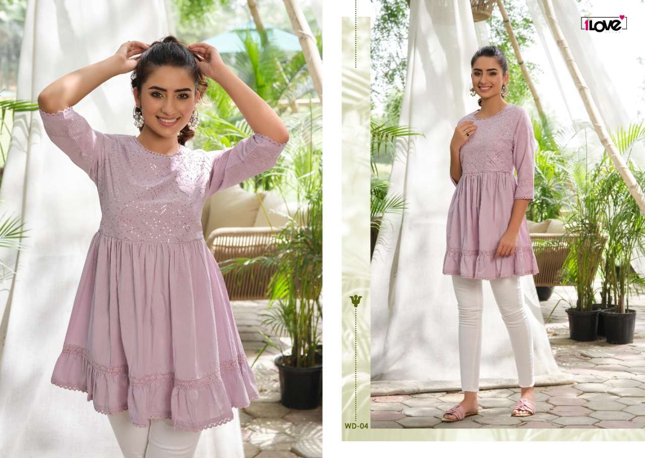 WEDESI BY 1 LOVE 01 TO 06 SERIES DESIGNER STYLISH FANCY COLORFUL BEAUTIFUL PARTY WEAR & ETHNIC WEAR COLLECTION PURE COTTON KURTIS AT WHOLESALE PRICE