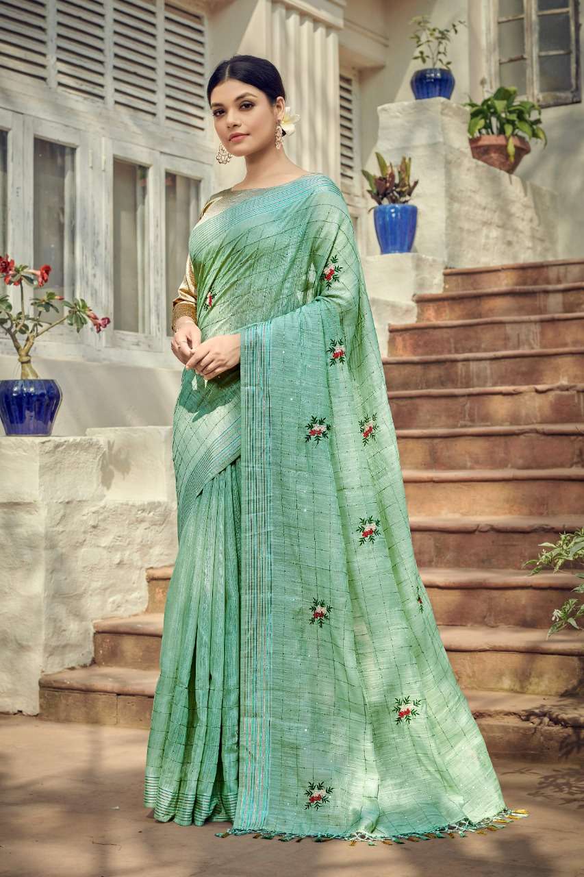 TANABANA COTTON BY YADU NANDAN FASHION 01 TO 04 SERIES INDIAN TRADITIONAL WEAR COLLECTION BEAUTIFUL STYLISH FANCY COLORFUL PARTY WEAR & OCCASIONAL WEAR COTTON EMBROIDERED SAREES AT WHOLESALE PRICE