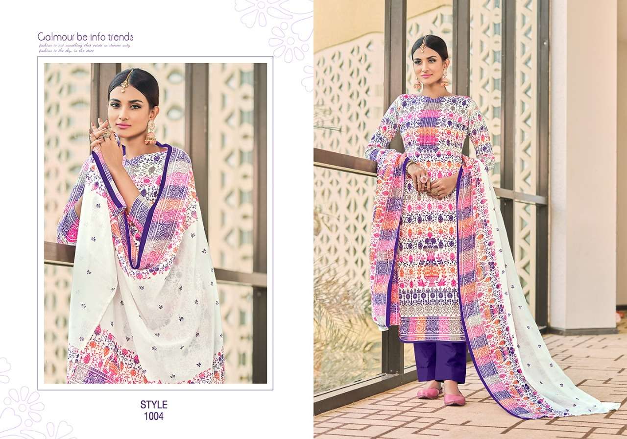 MIRELLA BY SELTOS 1001 TO 1008 SERIES BEAUTIFUL SUITS COLORFUL STYLISH FANCY CASUAL WEAR & ETHNIC WEAR PURE CAMBRIC COTTON PRINT DRESSES AT WHOLESALE PRICE