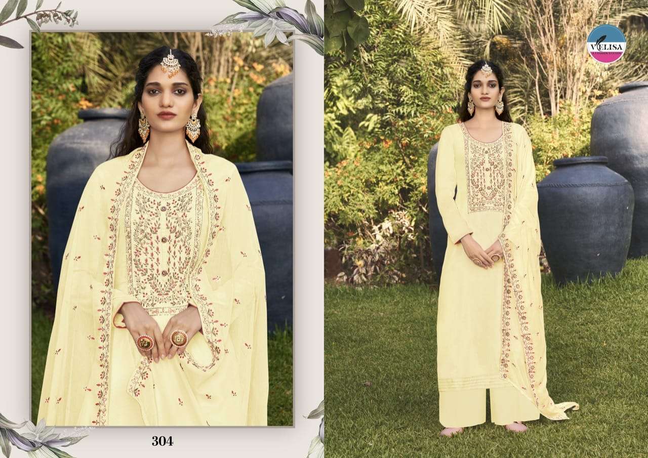 ZOYA BY VELISA 301 TO 304 SERIES BEAUTIFUL SHARARA SUITS COLORFUL STYLISH FANCY CASUAL WEAR & ETHNIC WEAR VISCOSE MUSLIN DRESSES AT WHOLESALE PRICE