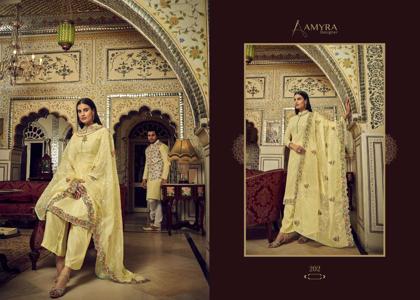 Mariya B By Amyra Designer 201 To 204 Series Beautiful Stylish Sharara Suits Fancy Colorful Casual Wear & Ethnic Wear & Ready To Wear Heavy Georgette Embroidered Dresses At Wholesale Price
