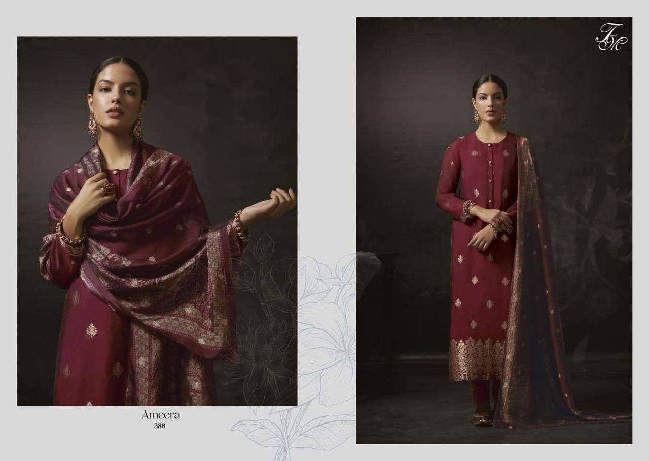 AMEERA BY T AND M DESIGNER STUDIO BEAUTIFUL SUITS COLORFUL STYLISH FANCY CASUAL WEAR & ETHNIC WEAR JACQUARD DRESSES AT WHOLESALE PRICE