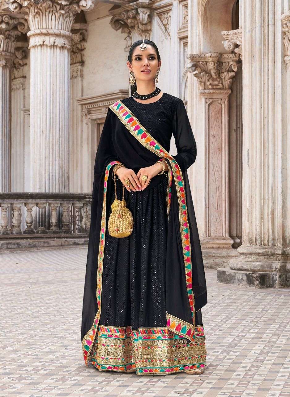 Chamar By Senhora Dresses 2056 To 2057 Series Beautiful Anarkali Suits Colorful Stylish Fancy Casual Wear & Ethnic Wear Real Georgette Dresses At Wholesale Price