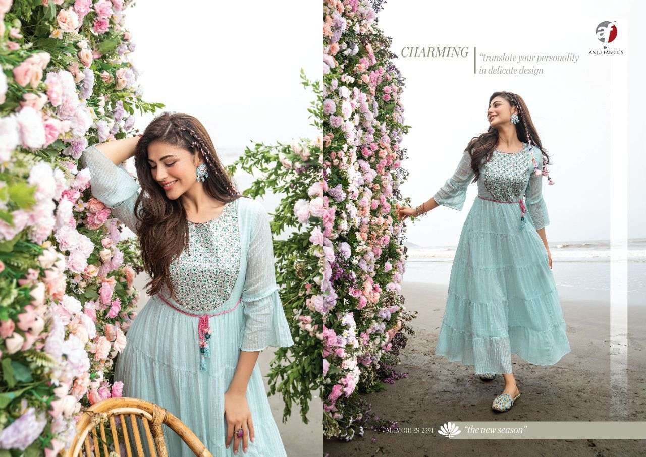 MEMORIES VOL-2 BY AF 2391 TO 2396 SERIES BEAUTIFUL STYLISH FANCY COLORFUL CASUAL WEAR & ETHNIC WEAR MAL COTTON GOWNS AT WHOLESALE PRICE