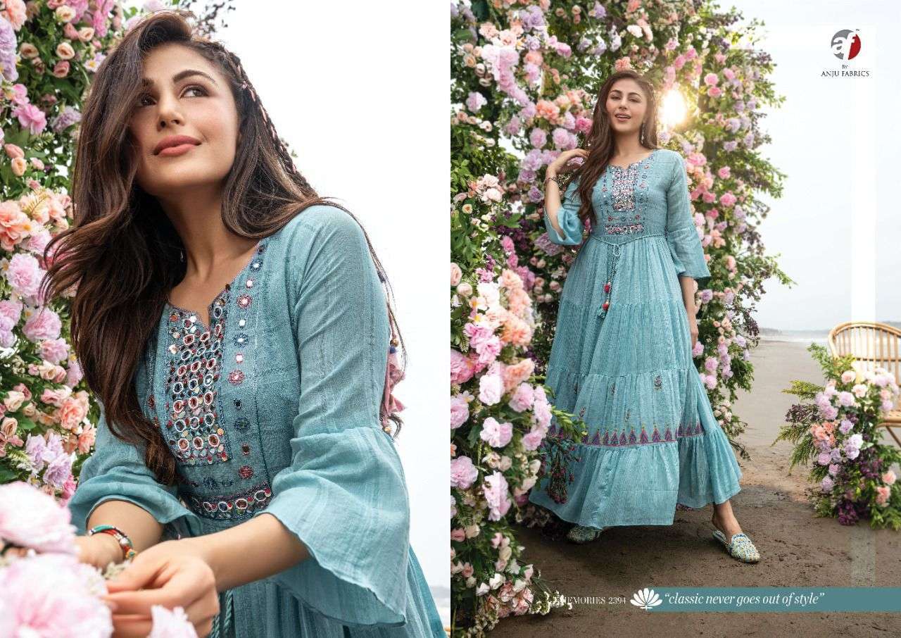MEMORIES VOL-2 BY AF 2391 TO 2396 SERIES BEAUTIFUL STYLISH FANCY COLORFUL CASUAL WEAR & ETHNIC WEAR MAL COTTON GOWNS AT WHOLESALE PRICE