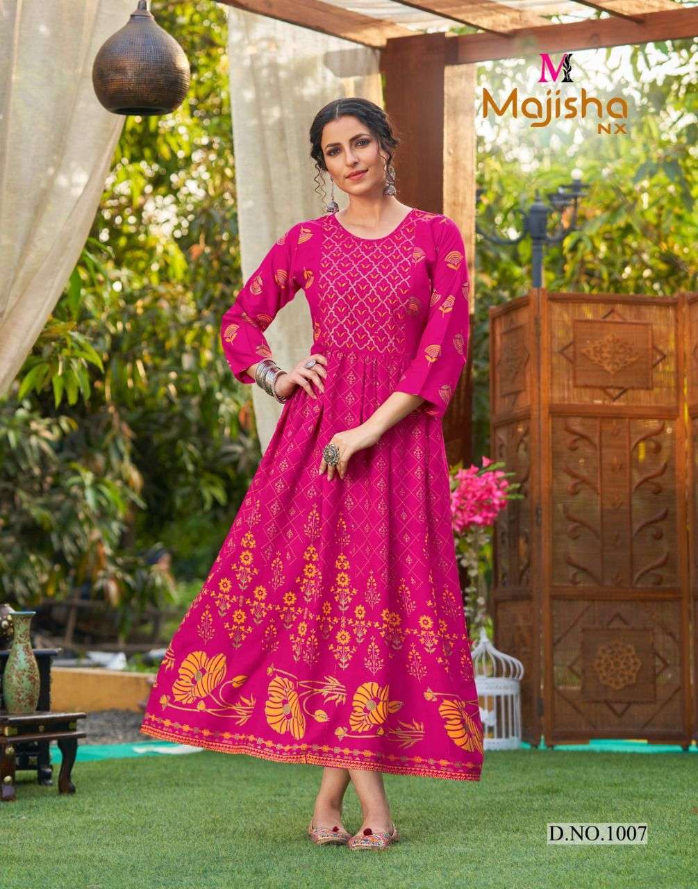 RANGBAAZ BY MAJISHA NX 1001 TO 1008 SERIES DESIGNER STYLISH FANCY COLORFUL BEAUTIFUL PARTY WEAR & ETHNIC WEAR COLLECTION PURE RAYON KURTIS AT WHOLESALE PRICE