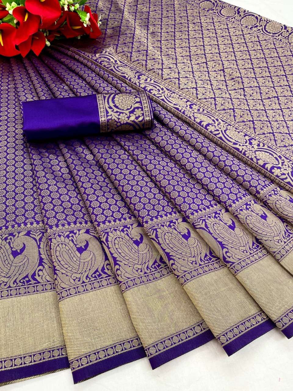 YAMINI BY FASHID WHOLESALE MM INDIAN TRADITIONAL WEAR COLLECTION BEAUTIFUL STYLISH FANCY COLORFUL PARTY WEAR & OCCASIONAL WEAR KANJIVARAM SILK SAREES AT WHOLESALE PRICE