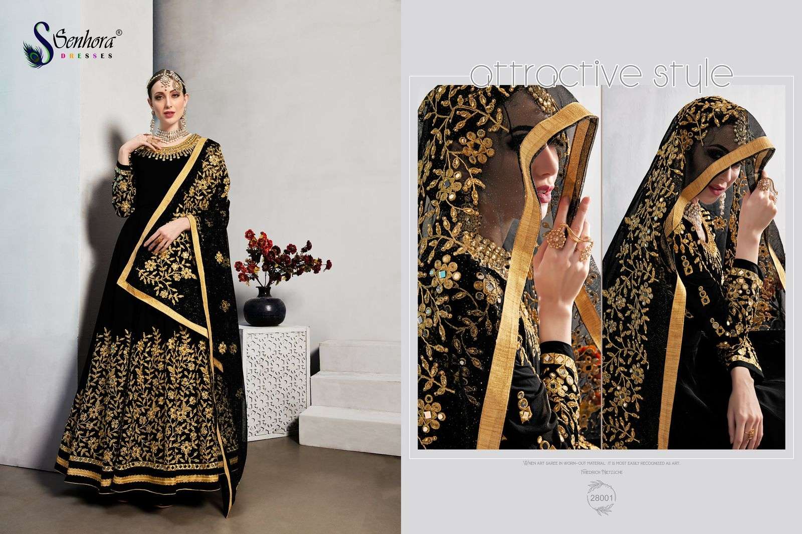 Mahek Vol-28 By Senhora Dresses 28001 To 28003 Series Indian Designer Traditional Wear Collection Beautiful Stylish Fancy Colorful Party Wear & Occasional Wear Pure Georgette Embroidered Dresses At Wholesale Price