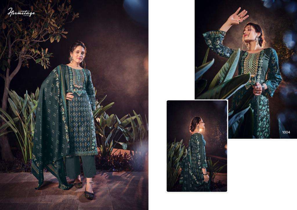 ZINAT BY HERMITAGE 1001 TO 1006 SERIES BEAUTIFUL SUITS COLORFUL STYLISH FANCY CASUAL WEAR & ETHNIC WEAR LAWN COTTON EMBROIDERED DRESSES AT WHOLESALE PRICE