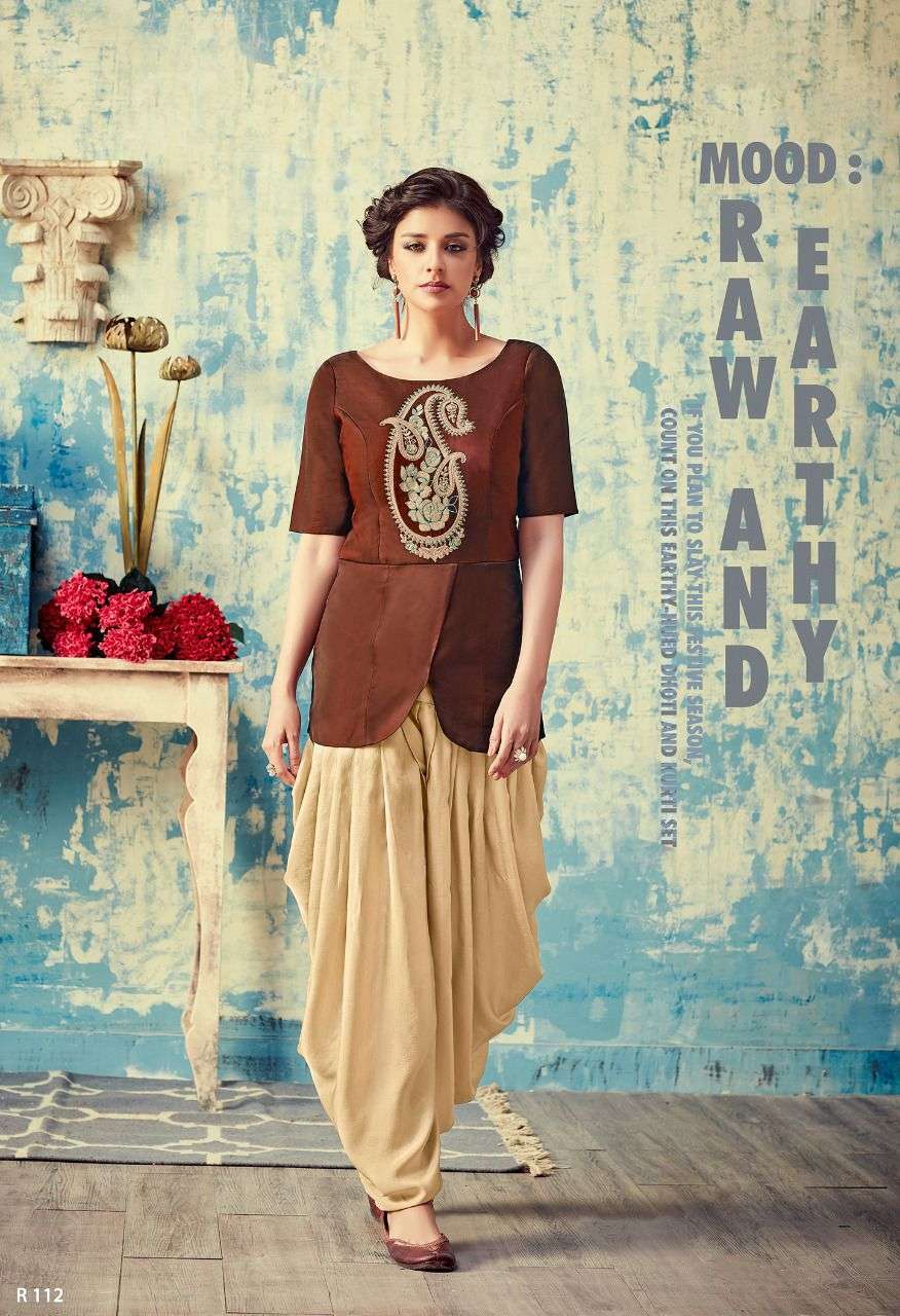 FLEUR BY NIMAYAA DESIGNER STYLISH FANCY COLORFUL BEAUTIFUL PARTY WEAR & ETHNIC WEAR COLLECTION SILK KURTIS WITH BOTTOM AT WHOLESALE PRICE