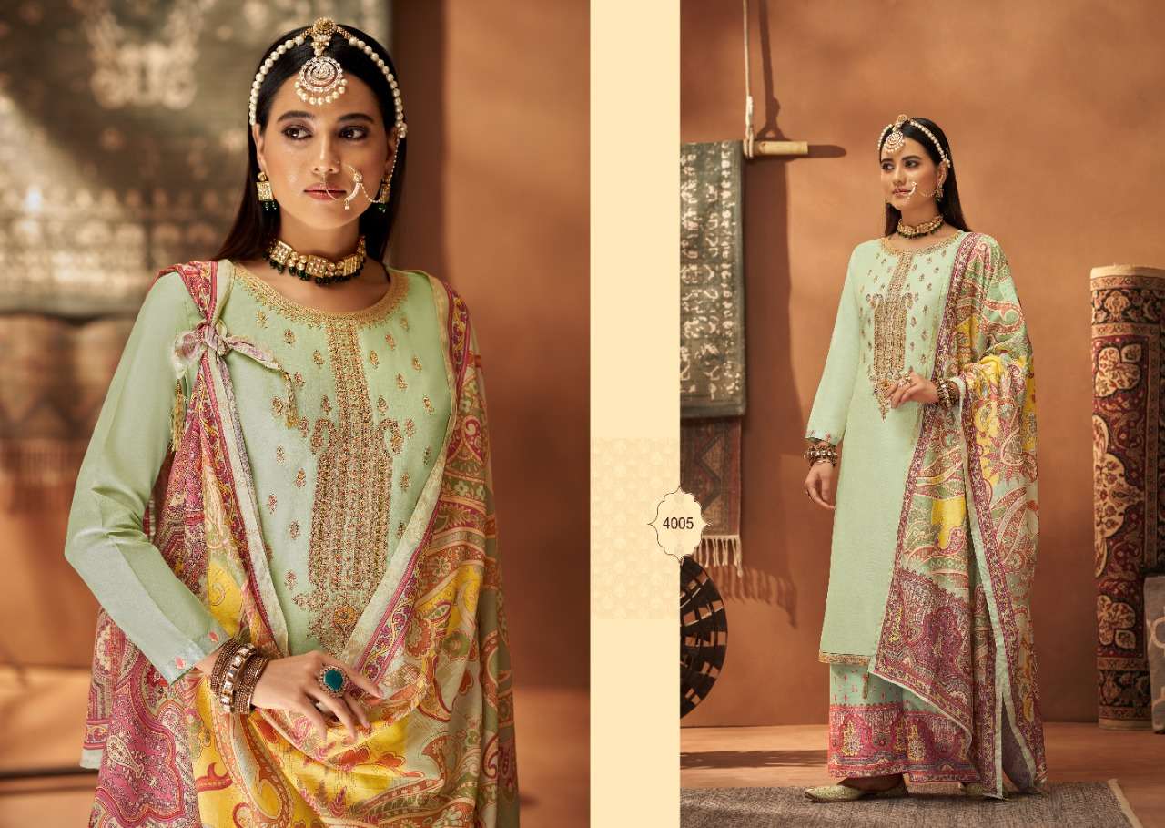 NAVAZO VOL-2 BY ZSM 4001 TO 4006 SERIES BEAUTIFUL SUITS COLORFUL STYLISH FANCY CASUAL WEAR & ETHNIC WEAR COTTON SILK EMBROIDERED DRESSES AT WHOLESALE PRICE
