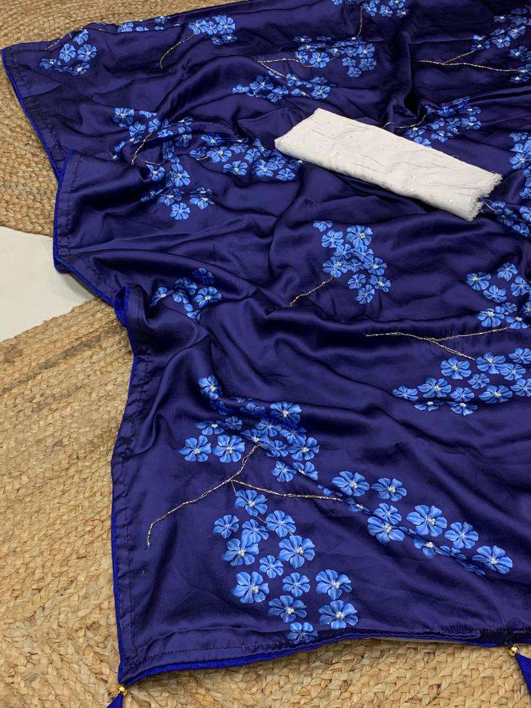 NEHA KAKKAR BY FASHID WHOLESALE VE INDIAN TRADITIONAL WEAR COLLECTION BEAUTIFUL STYLISH FANCY COLORFUL PARTY WEAR & OCCASIONAL WEAR JAPAN SATIN SAREES AT WHOLESALE PRICE