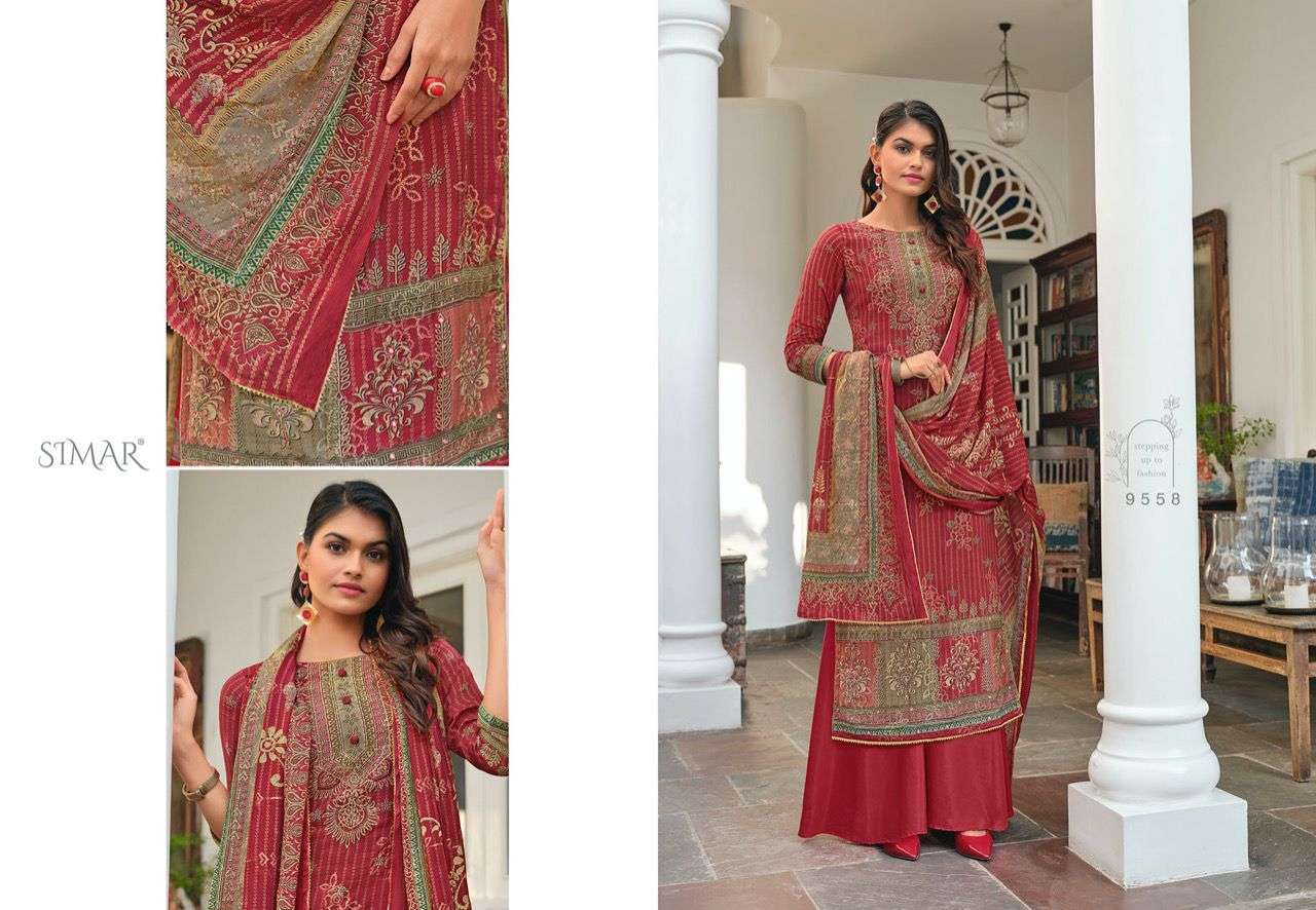 MAHNOOR VOL-2 BY GLOSSY 9558 TO 9565 SERIES BEAUTIFUL PAKISTANI SUITS COLORFUL STYLISH FANCY CASUAL WEAR & ETHNIC WEAR VISCOSE MUSLIN DIGITAL PRINT DRESSES AT WHOLESALE PRICE