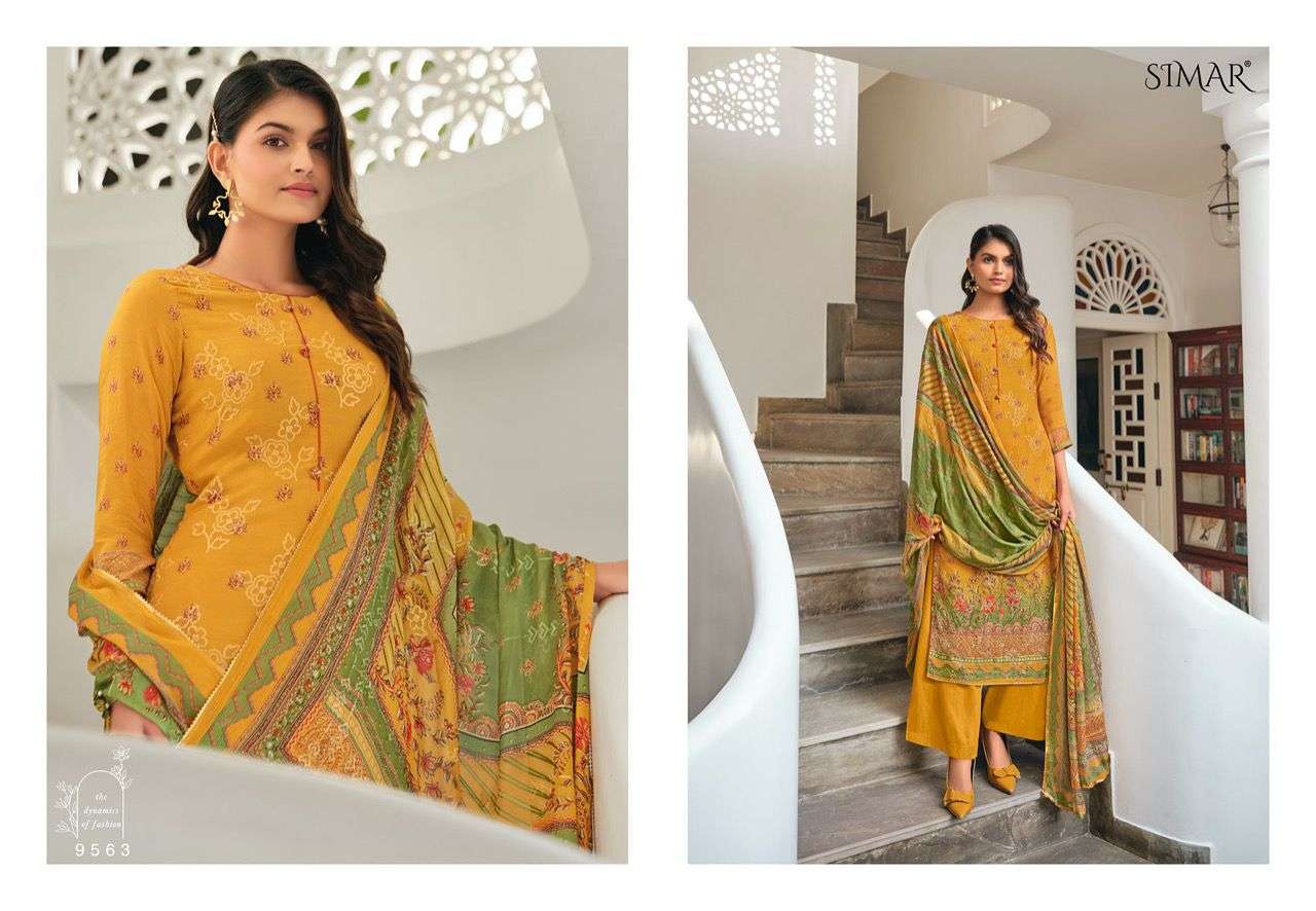 MAHNOOR VOL-2 BY GLOSSY 9558 TO 9565 SERIES BEAUTIFUL PAKISTANI SUITS COLORFUL STYLISH FANCY CASUAL WEAR & ETHNIC WEAR VISCOSE MUSLIN DIGITAL PRINT DRESSES AT WHOLESALE PRICE
