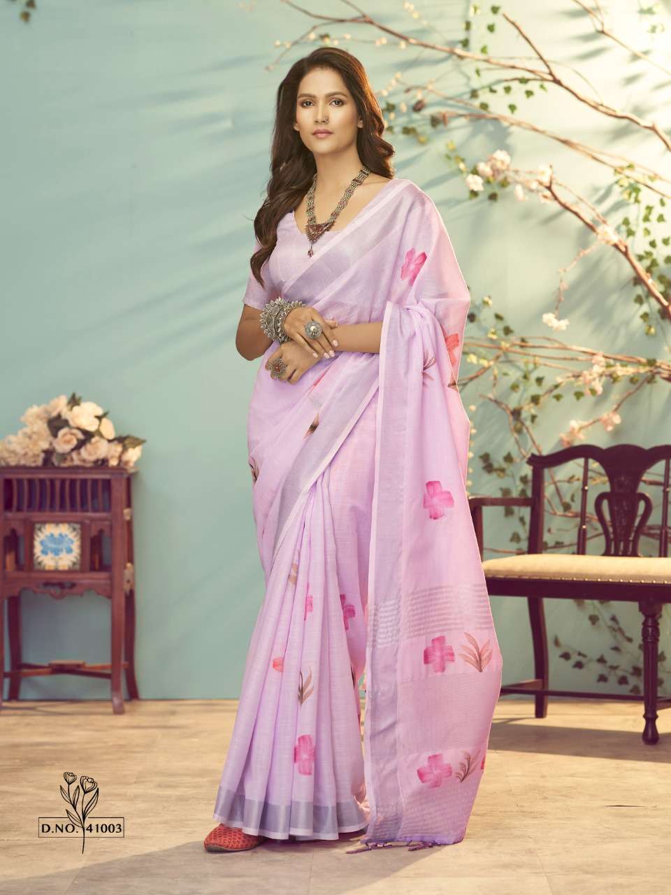 Rashmi Silk By Rajpath 41001 To 41006 Series Indian Traditional Wear Collection Beautiful Stylish Fancy Colorful Party Wear & Occasional Wear Linen Silk Sarees At Wholesale Price