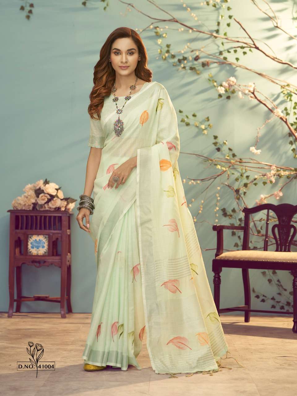Rashmi Silk By Rajpath 41001 To 41006 Series Indian Traditional Wear Collection Beautiful Stylish Fancy Colorful Party Wear & Occasional Wear Linen Silk Sarees At Wholesale Price