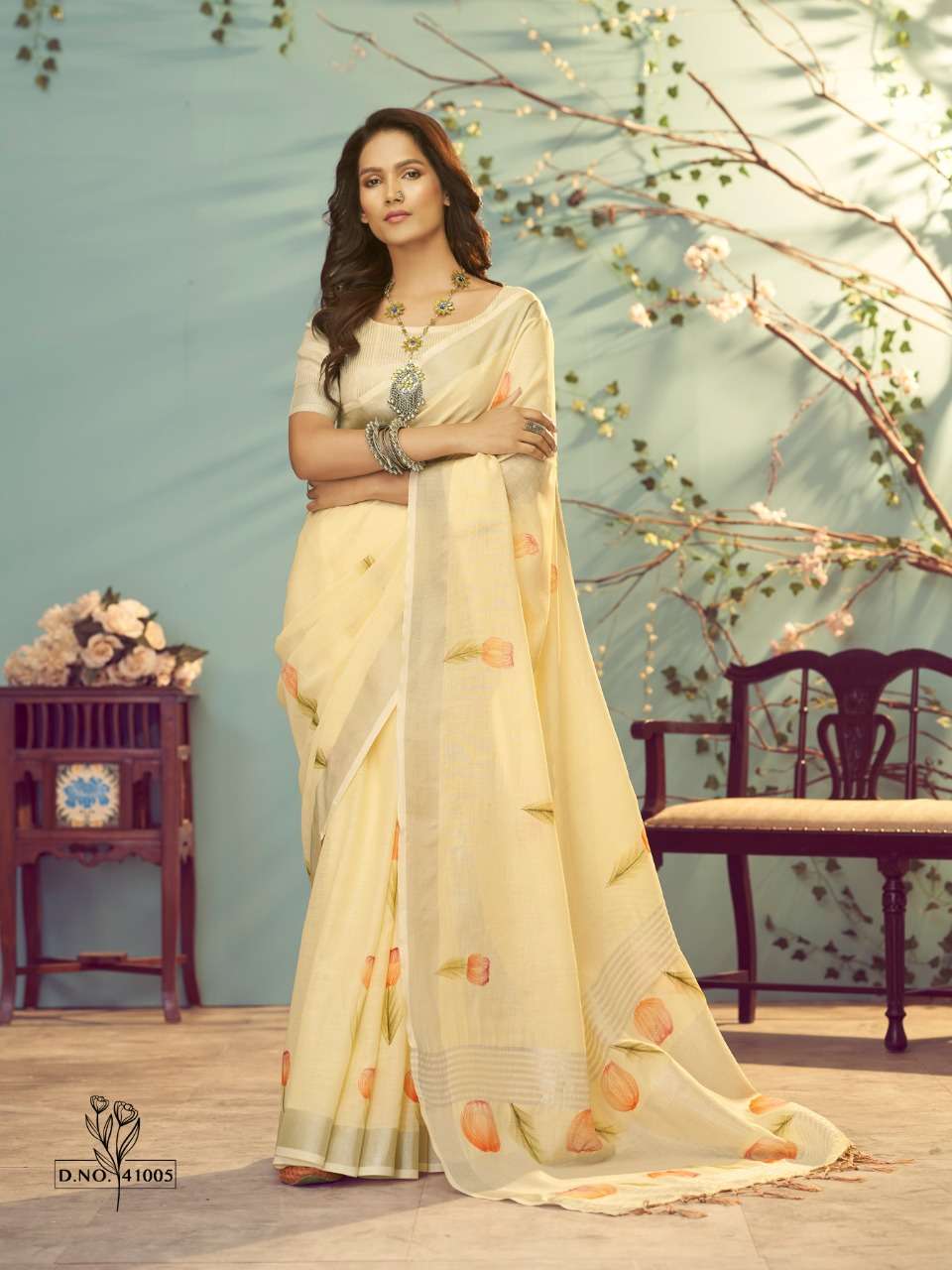Rashmi Silk By Rajpath 41001 To 41006 Series Indian Traditional Wear Collection Beautiful Stylish Fancy Colorful Party Wear & Occasional Wear Linen Silk Sarees At Wholesale Price