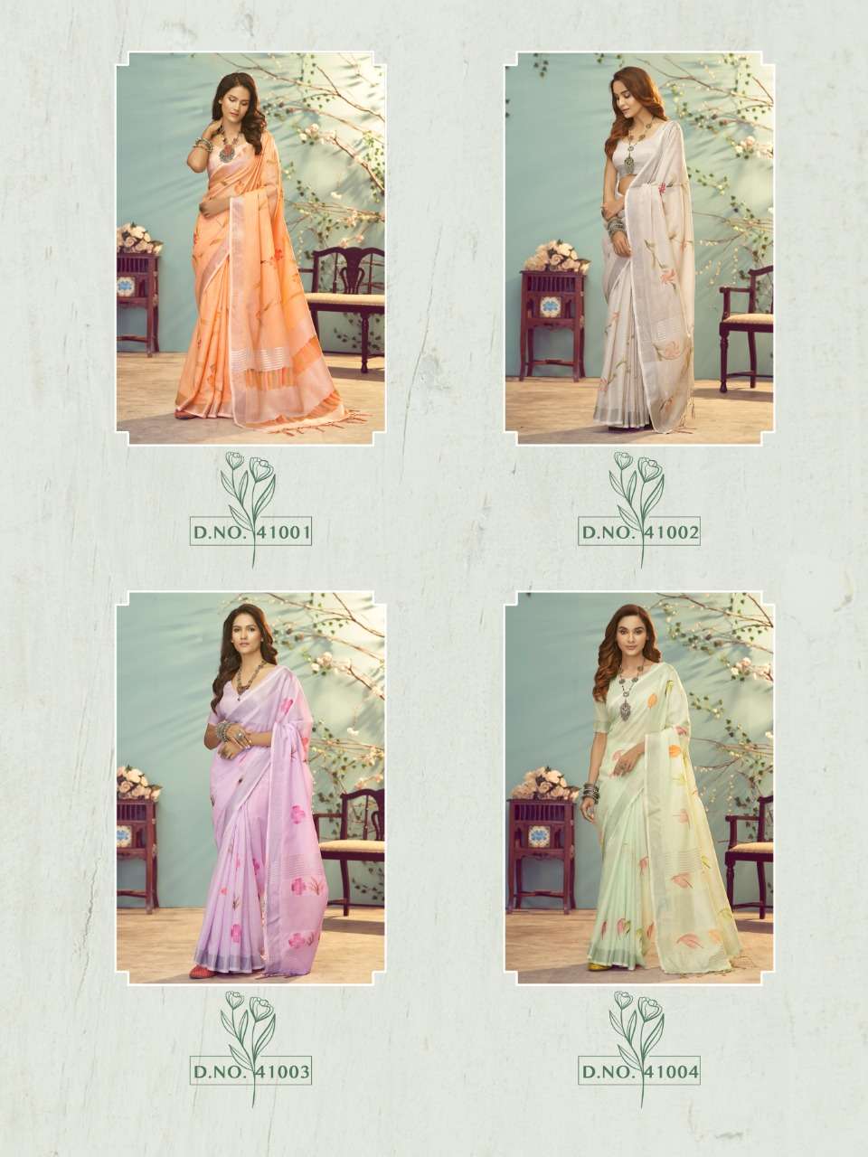 Rashmi Silk By Rajpath 41001 To 41006 Series Indian Traditional Wear Collection Beautiful Stylish Fancy Colorful Party Wear & Occasional Wear Linen Silk Sarees At Wholesale Price