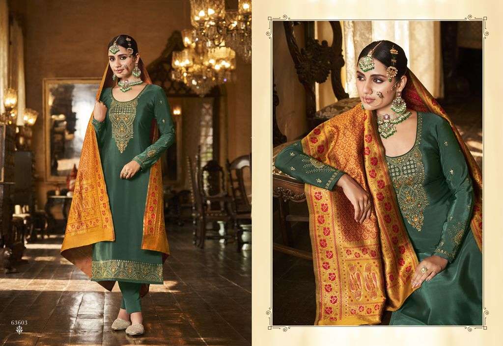NAFS BY RIANA 63600 TO 63606 SERIES BEAUTIFUL SUITS COLORFUL STYLISH FANCY CASUAL WEAR & ETHNIC WEAR CREPE EMBROIDERED DRESSES AT WHOLESALE PRICE