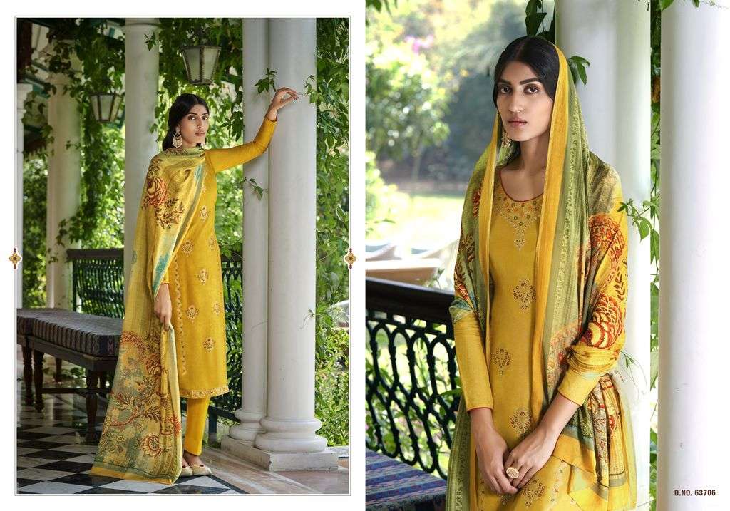 KANAV BY RIANA 63700 TO 63706 SERIES BEAUTIFUL SUITS COLORFUL STYLISH FANCY CASUAL WEAR & ETHNIC WEAR VISCOSE SILK DRESSES AT WHOLESALE PRICE