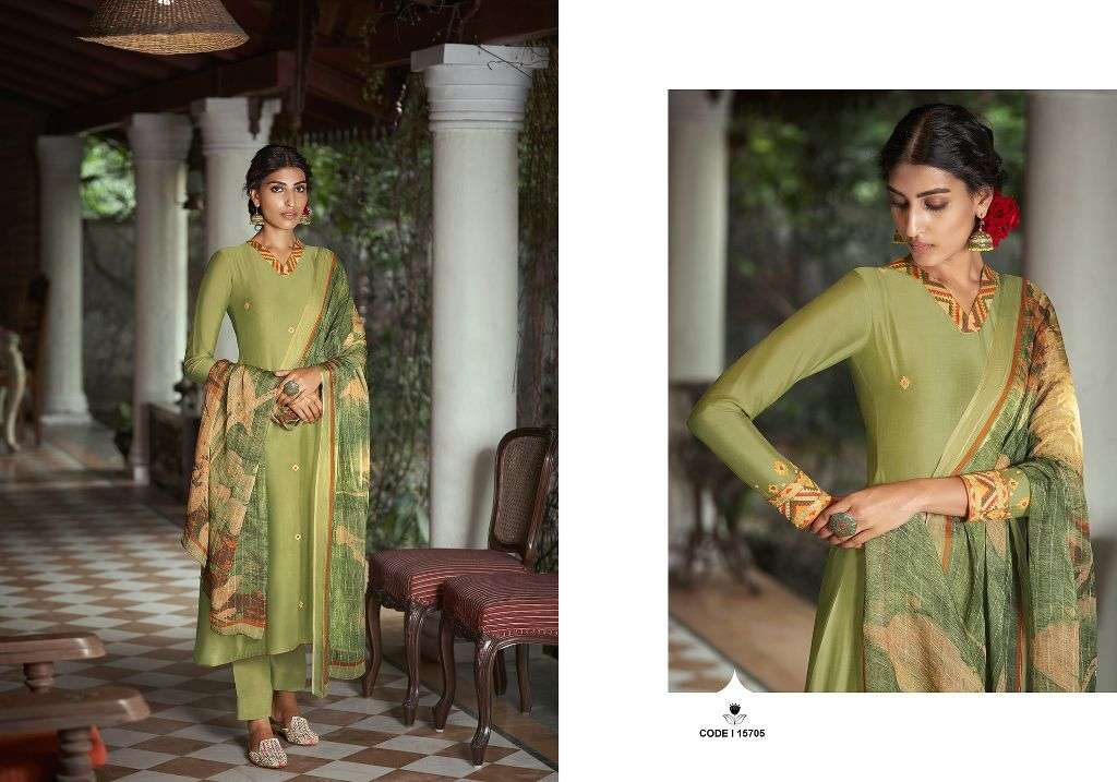 SURALI BY RIANA 15700 TO 15706 SERIES BEAUTIFUL SUITS COLORFUL STYLISH FANCY CASUAL WEAR & ETHNIC WEAR PURE SILK EMBROIDERED DRESSES AT WHOLESALE PRICE